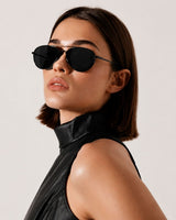 Aero Black Aviator Sunglasses