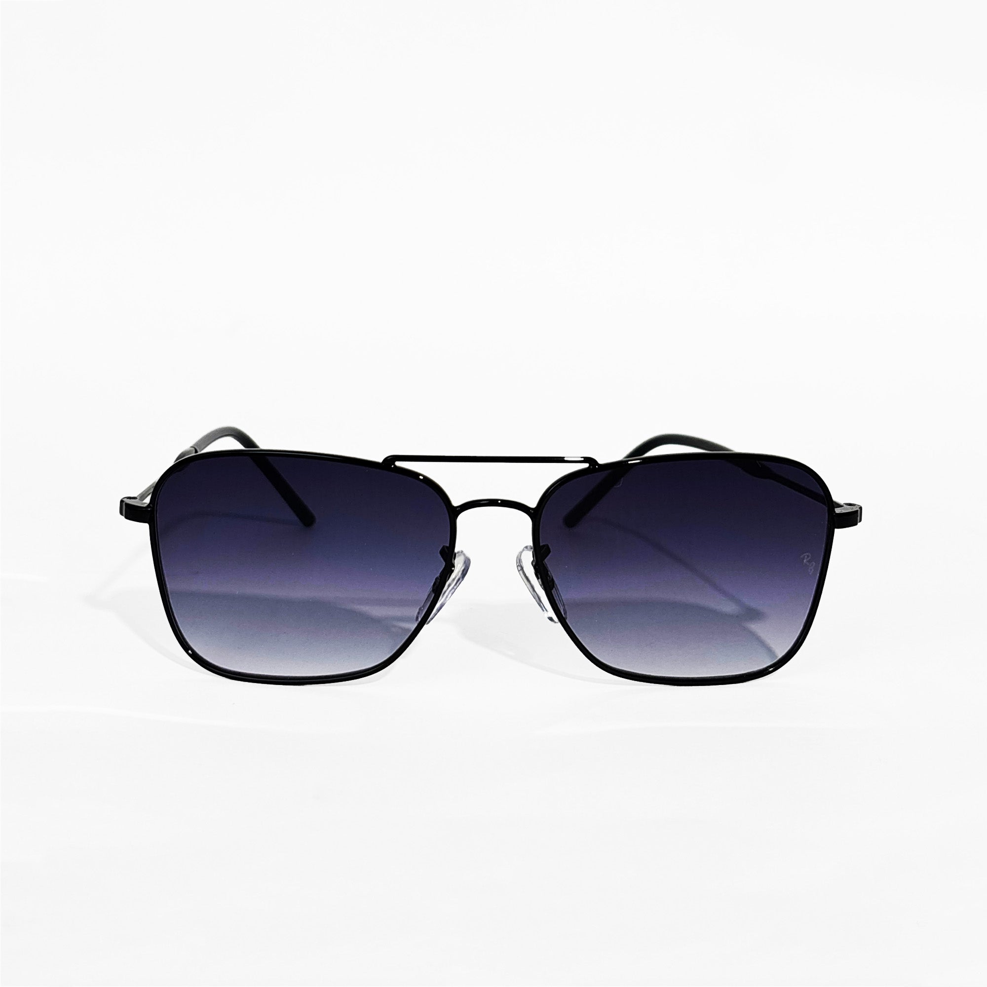 Nova Black Gradient Aviator Sunglasses
