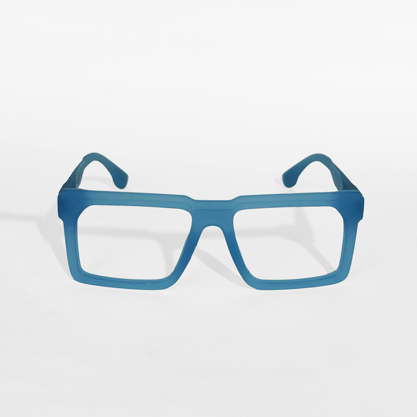 Aero Blue Square Frame Glasses
