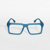 Aero Blue Square Frame Glasses
