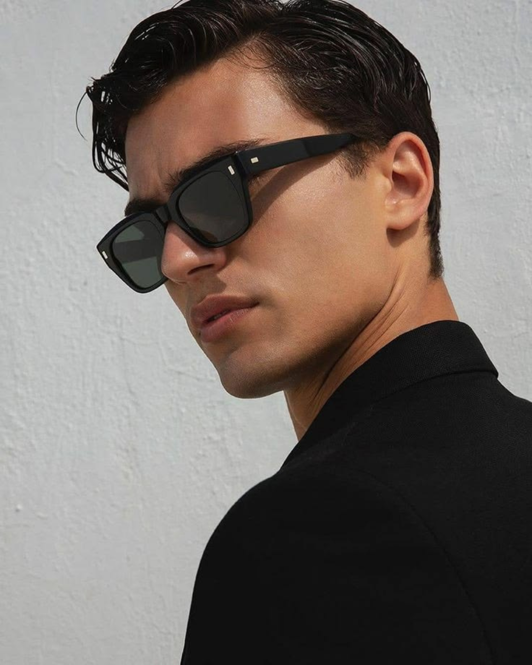 Classic Black Square Frame Eyewear