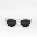 Arctic White Rectangle Sunglasses