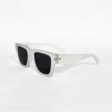 Arctic White Rectangle Sunglasses