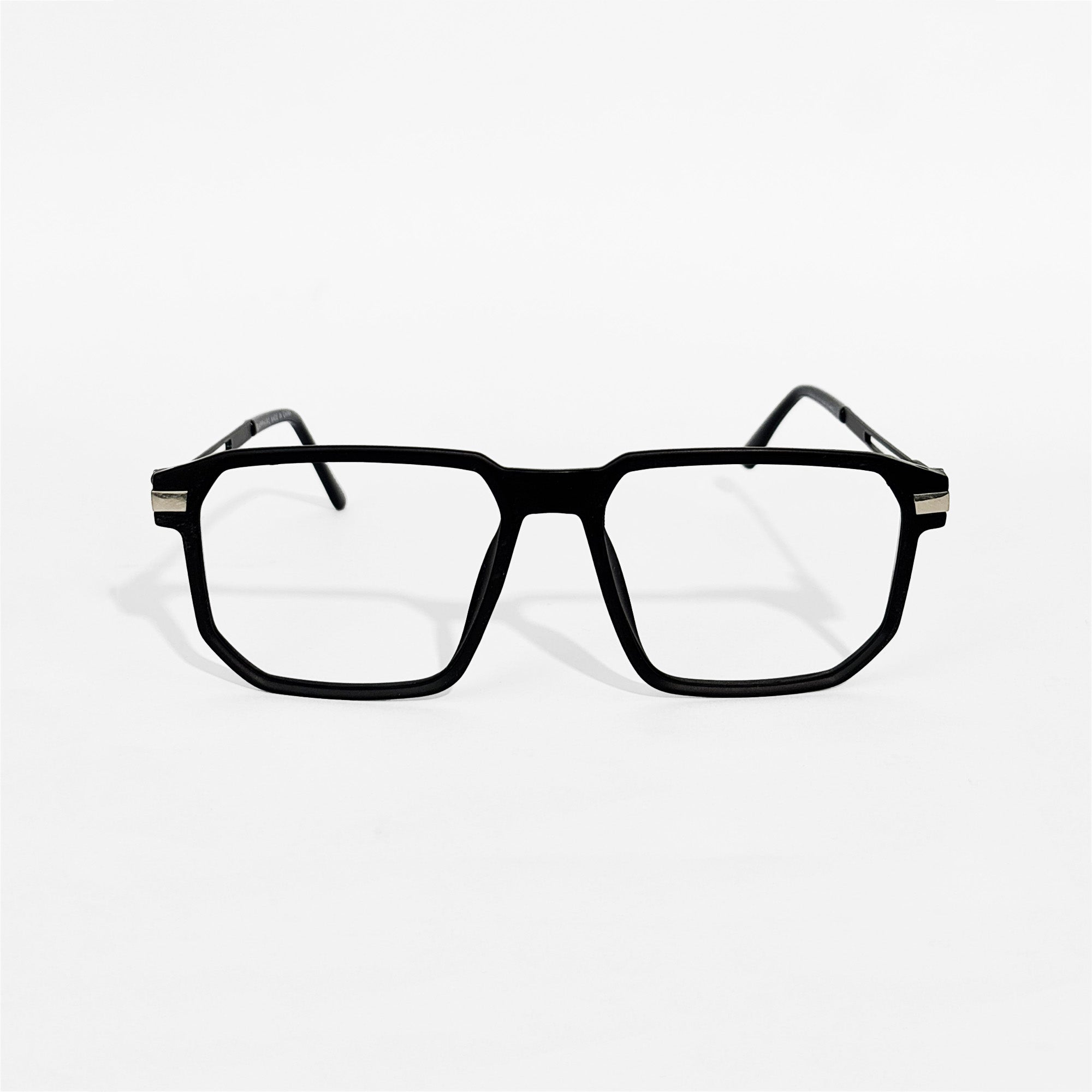 Black Edge Square Frame Glasses
