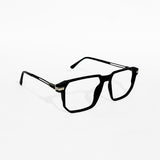 Black Edge Square Frame Glasses