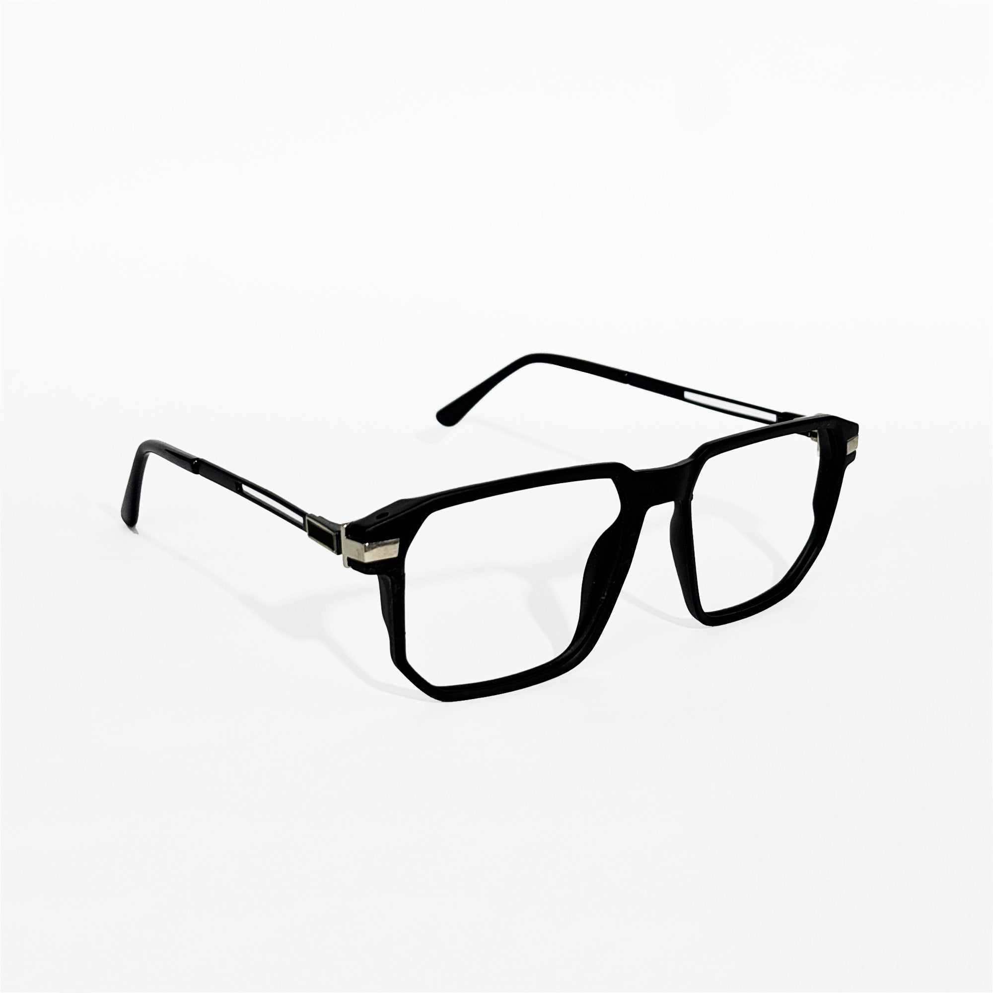 Black Edge Square Frame Glasses