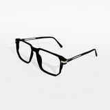 Black Edge Square Frame Glasses