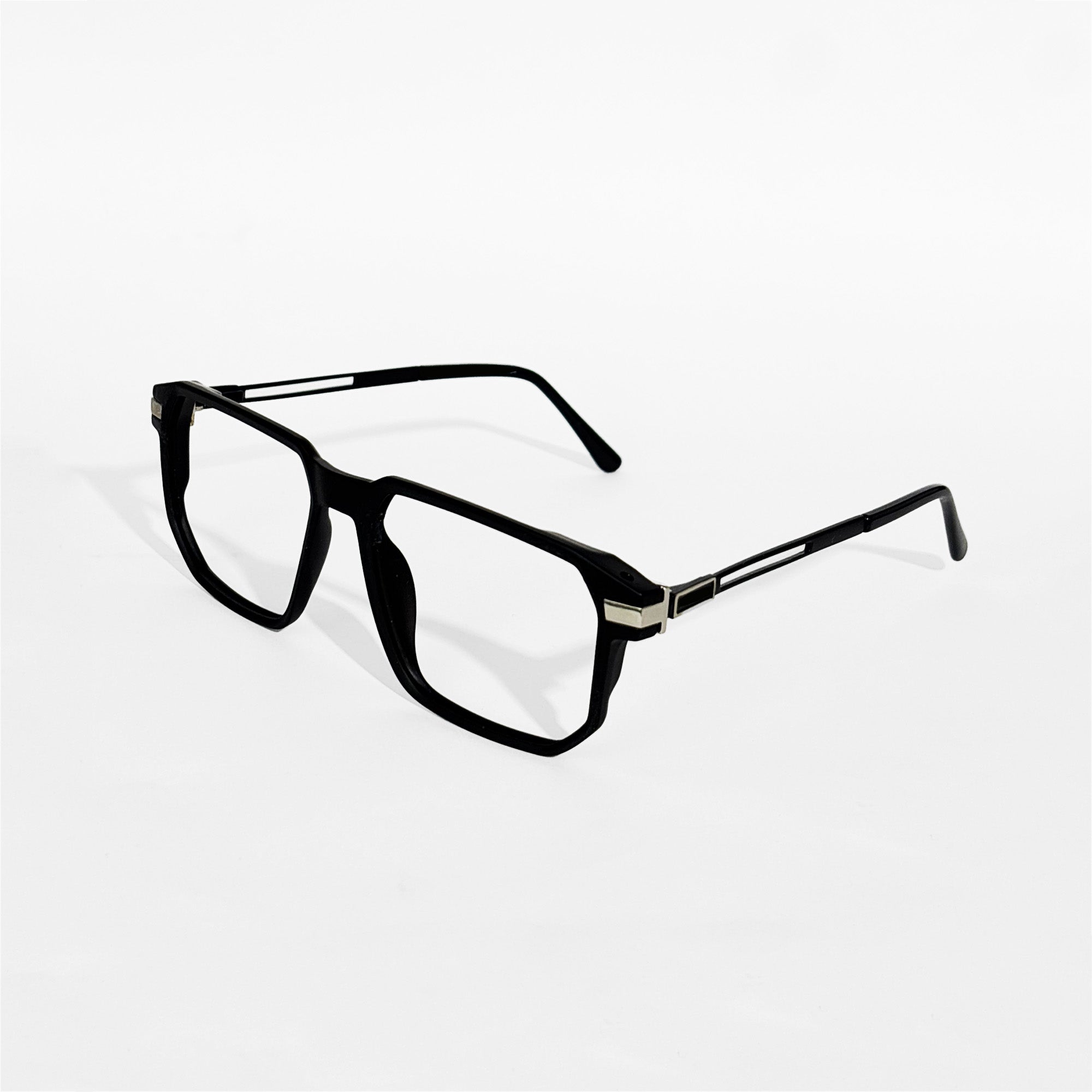 Black Edge Square Frame Glasses