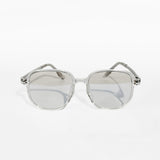 Crystal Clear Square Frame Eyeglasses