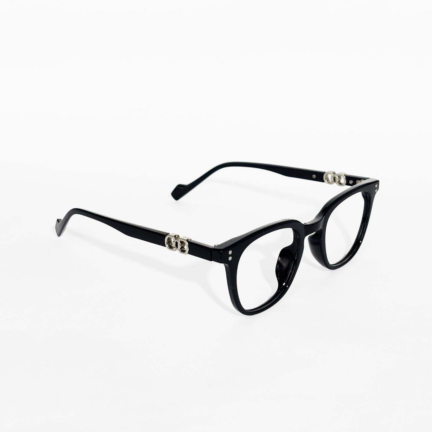 Black Classic Square Frame Eyeglasses