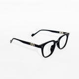 Black Classic Square Frame Eyeglasses