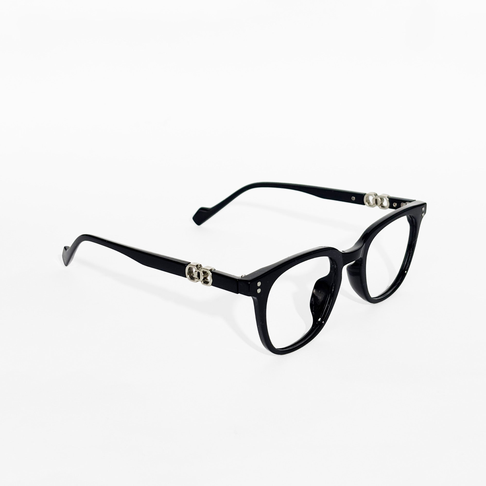 Black Classic Square Frame Eyeglasses