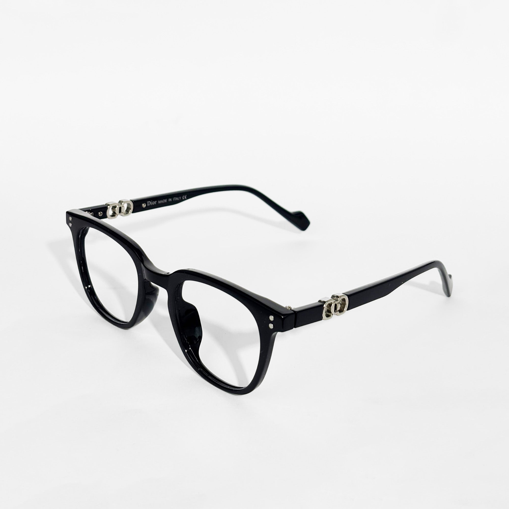 Black Classic Square Frame Eyeglasses