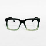 Black Gradient Square Frame Eyeglasses