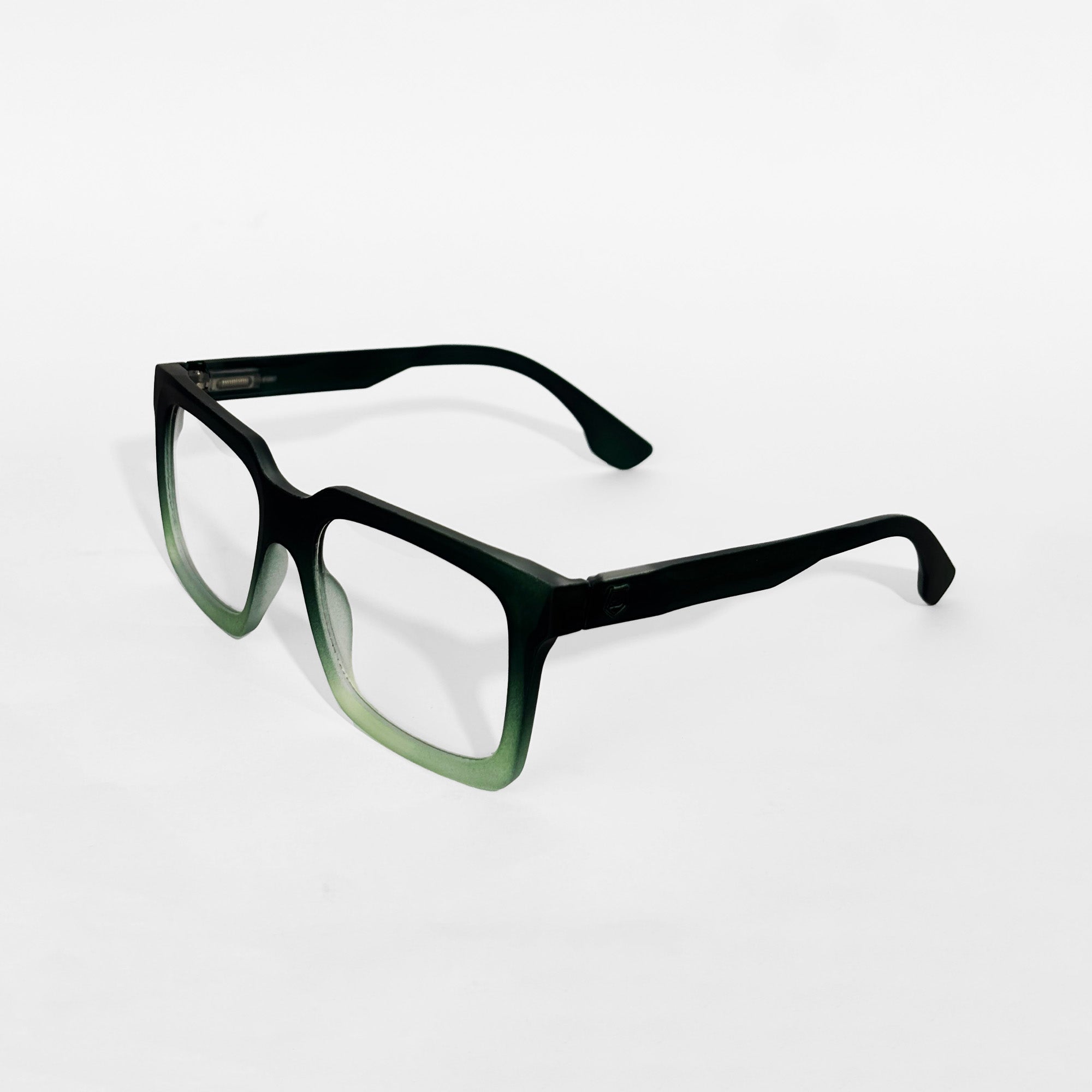 Black Gradient Square Frame Eyeglasses