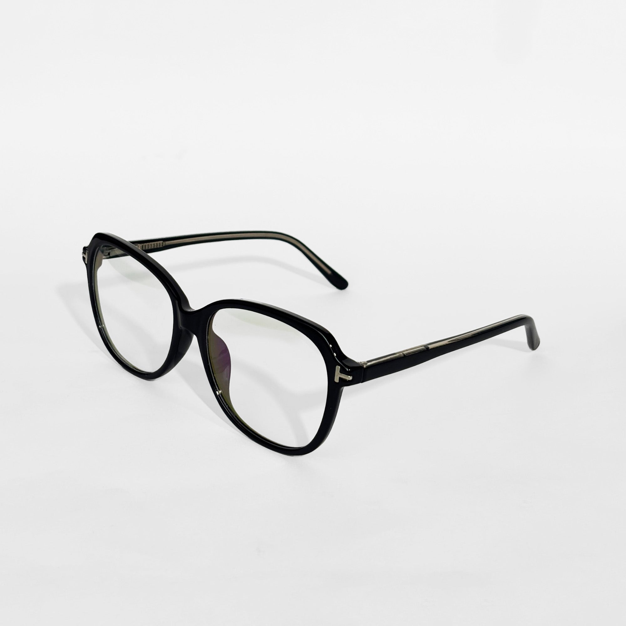 Classic Black Square Frame Eyewear