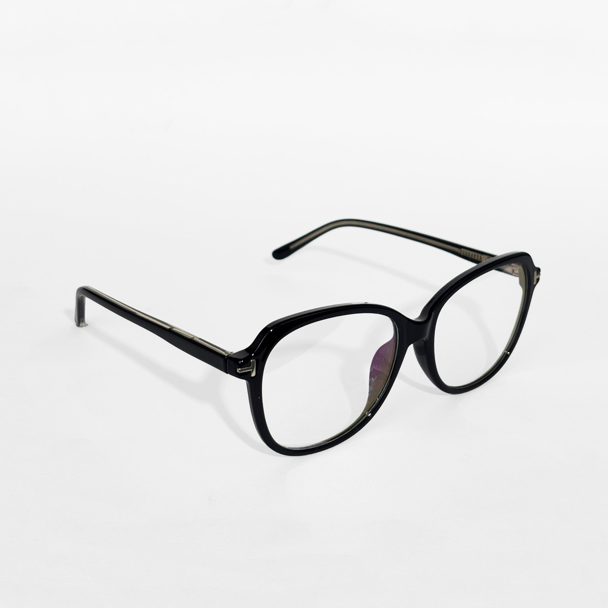 Classic Black Square Frame Eyewear