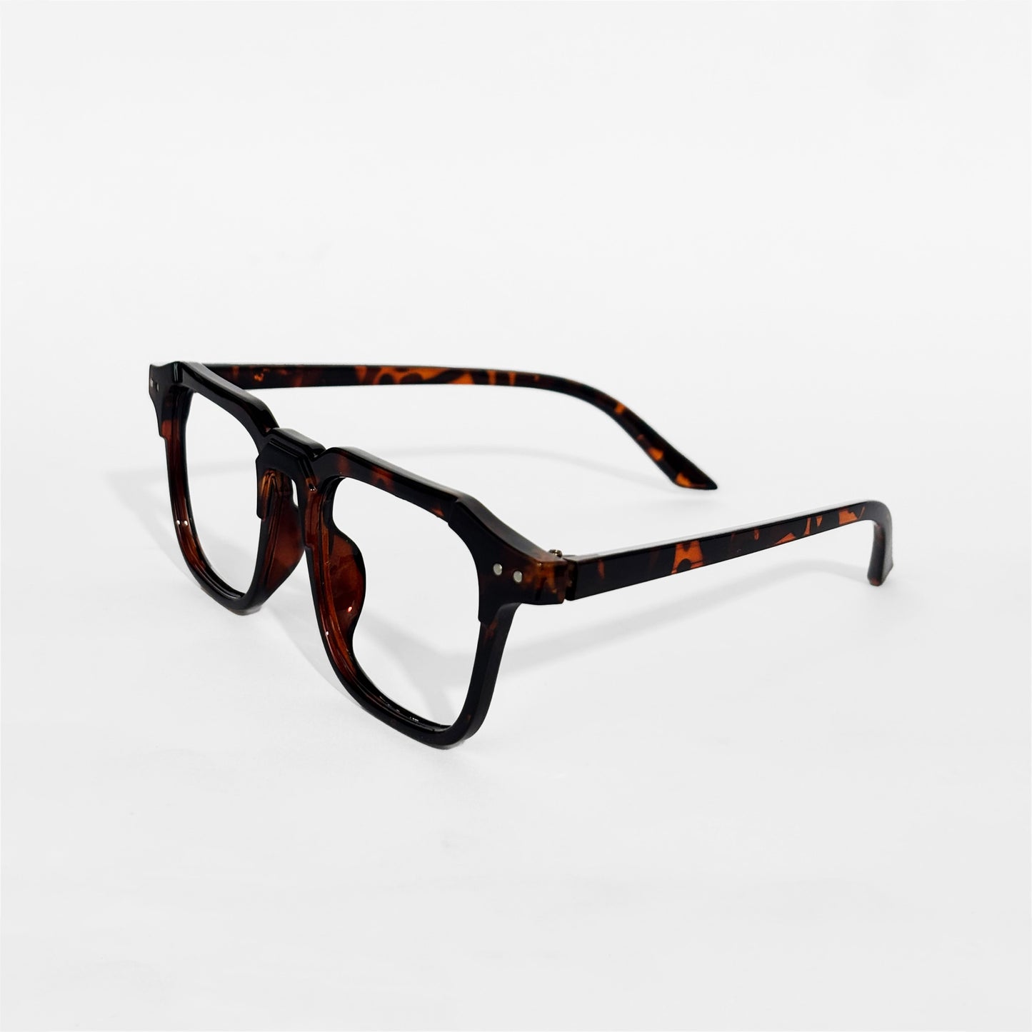 Tortoise Shell Premium Square Frame Eyewear