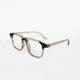 Crystal Dual-Tone Square Eyeglasses