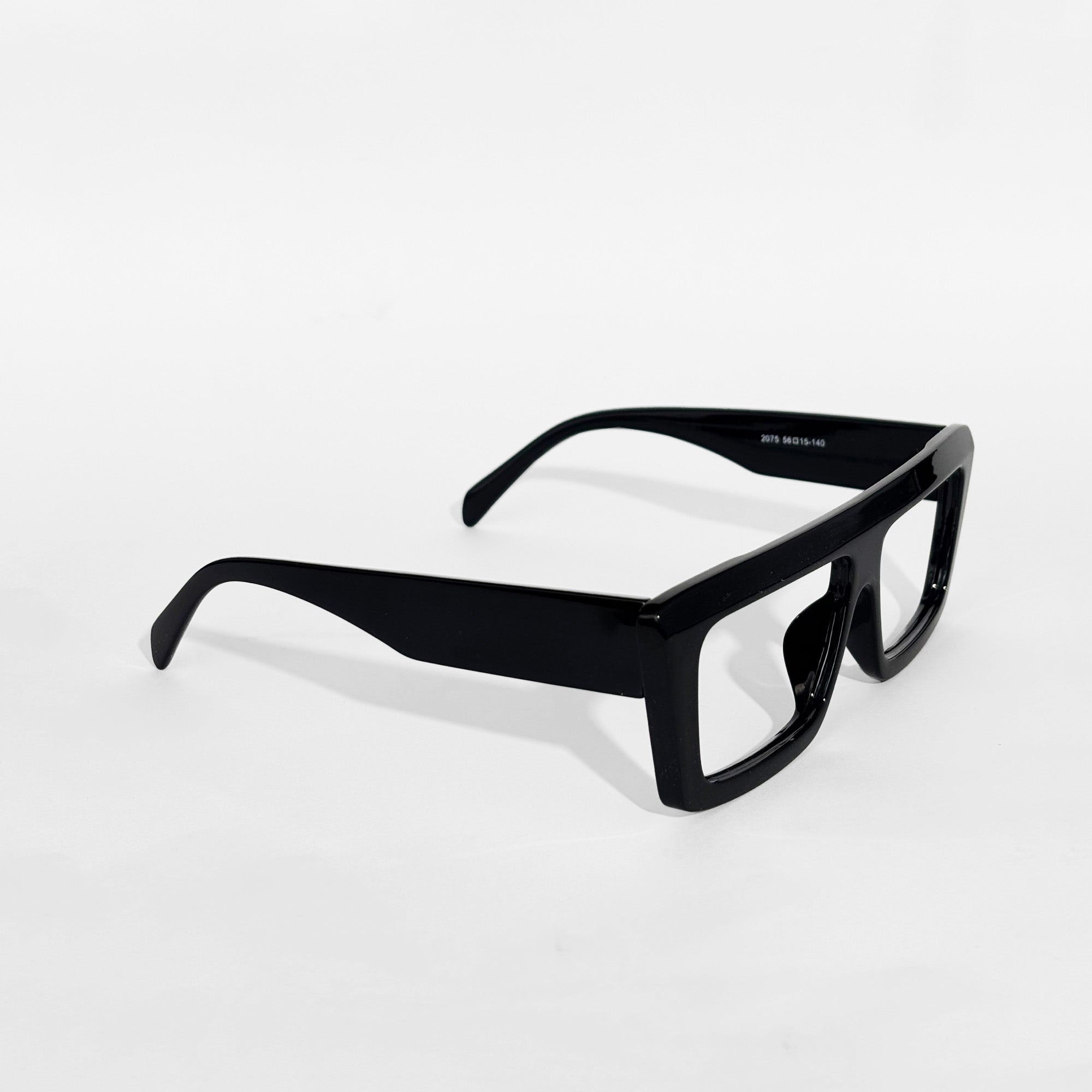 Urban Edge Rectangle Eyeglasses – Black