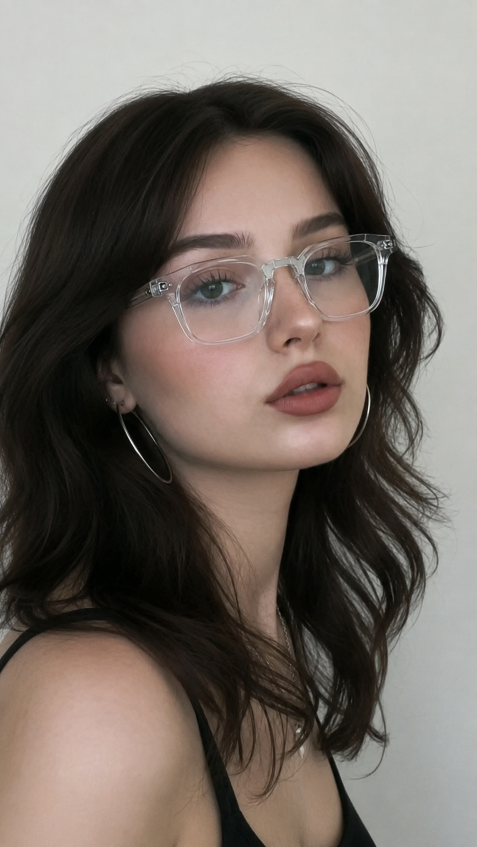 Crystal Arc Transparent Eyeglasses