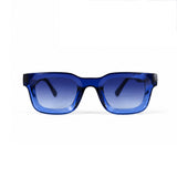 Royal Blue Square Gradient Sunglasses